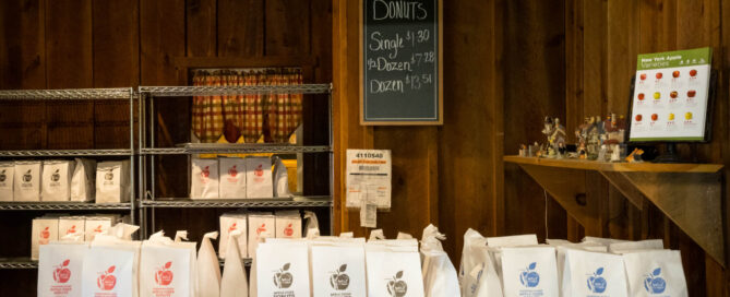 Apples and Moore Cider Donuts